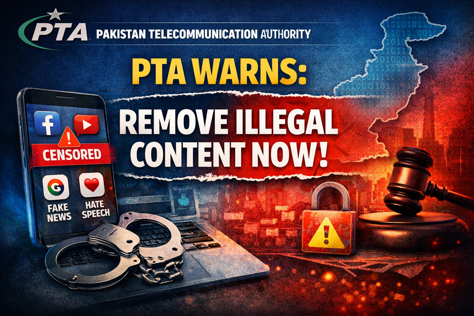PTA Warns Social Media Users to Remove Illegal & Hateful Content Immediately