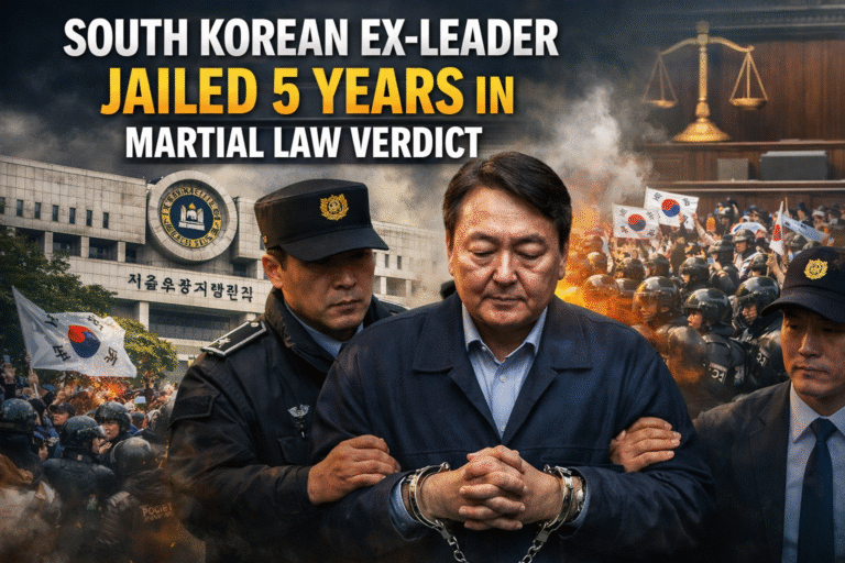 South Korean Ex-Leader Jailed for 5 Years in First Martial Law Verdict