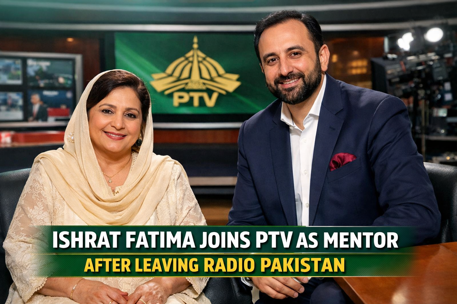 Ishrat Fatima Joins PTV as Mentor After Radio Pakistan Retirement